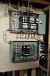 electrical panel after